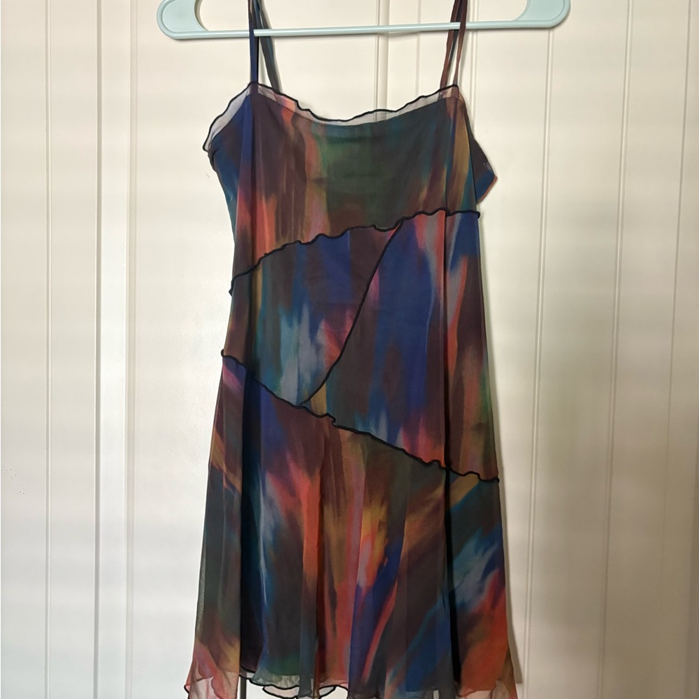 Urban Outfitters Multicolor Tie-Dye Mini Dress